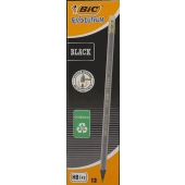 BIC Evolution BLACK- 12 szt. - ołówek HB ze wzmocnionym wkładem z gumką do mazania BIC Evolution BLACK- 12 szt. - ołówek HB ze wzmocnionym wkładem z gumką do mazania